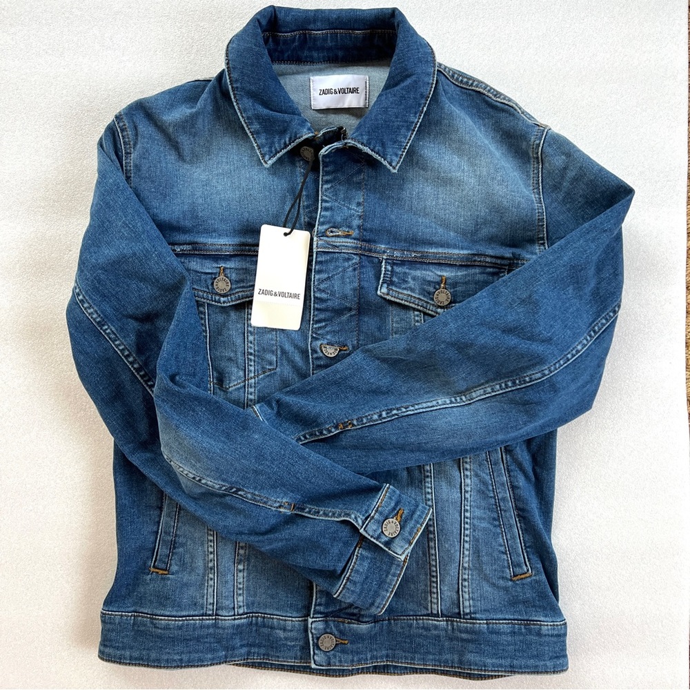 Zadig & Voltaire Denim Heart Jacket - Picture 4 of 12
